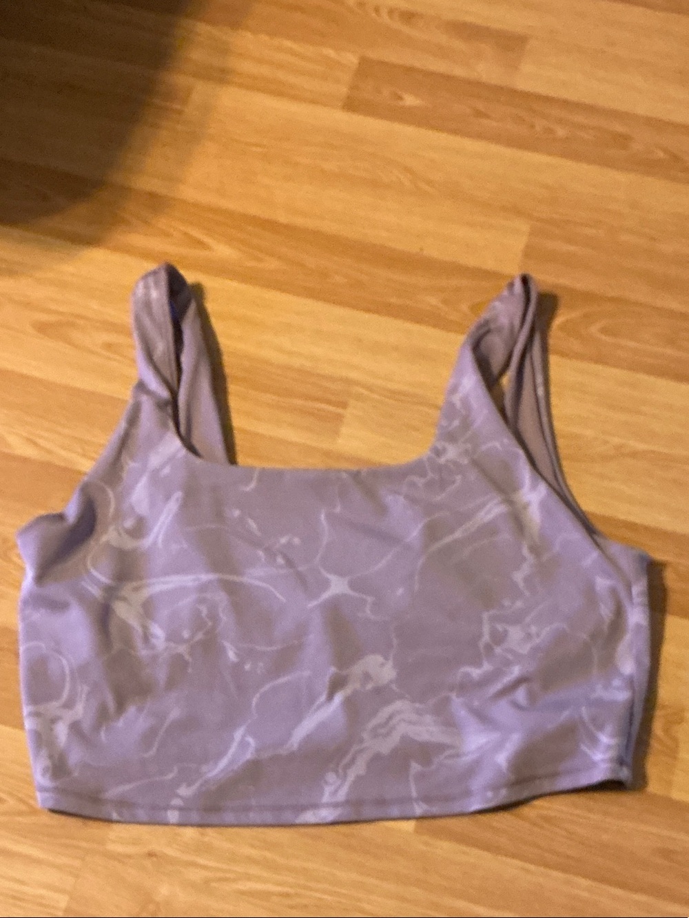 all in motion Lavender Marble Print Sports Bra